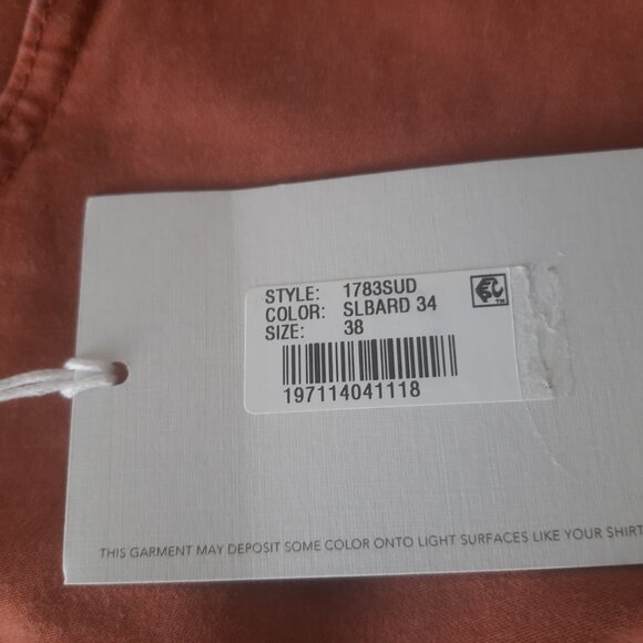 AG - Tellis - Italian Stretch Sueded Sateen Pants - Mens 38 x 34 - New w/ Tags - Picture 9 of 13